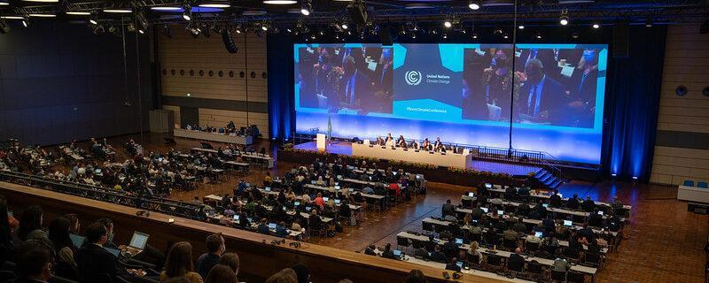 Plenary session at 2022 Bonn Climate Conference