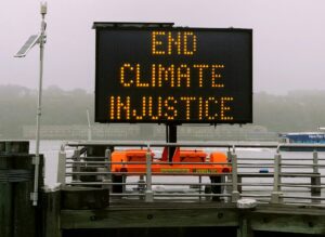 "End climate injustice"